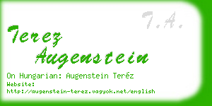 terez augenstein business card